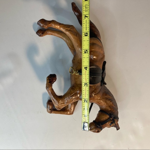 Galloping brown 8” horse figure - Picture 2 of 2